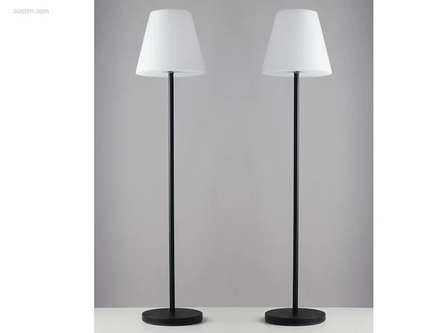 2 x intec bart design buiten lamp zwart - afbeelding 2 van  9