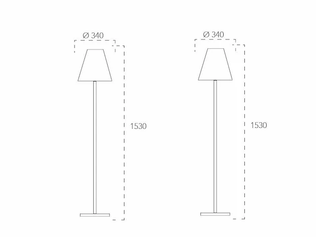 2 x intec bart design lamp zwart - afbeelding 5 van  8