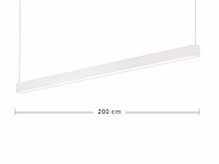2 x intec led build 200 design pendel armatuur wit - afbeelding 5 van  9