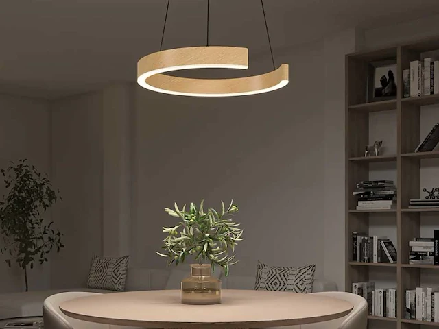 2 x intec led navel s100 cct hout pendel armatuur - afbeelding 4 van  8
