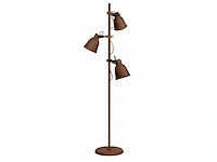 2 x intec legend vloerlamp 3 lichts, koper bruin