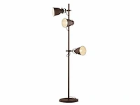 2 x intec legend vloerlamp 3 lichts, koper bruin - afbeelding 3 van  5