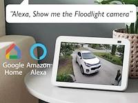 2 x intec visor security breedstraler met camera google & alexa wifi - afbeelding 2 van  12