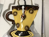 2 x klok mokka cup, werkt op batterijen, niet meegeleverd - afbeelding 2 van  5