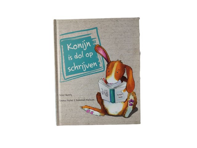 2 x konijn is dol op schrijven; leesboek - afbeelding 3 van  3