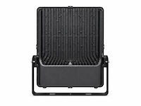 2 x led floodlight 400w – 6400k koud wit - zwart – ip65 – borneo-400 - afbeelding 3 van  5