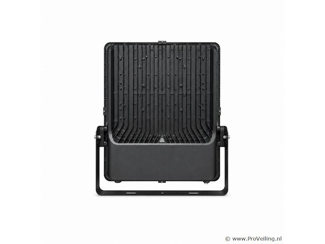 2 x led floodlight 400w – 6400k koud wit - zwart – ip65 – borneo-400 - afbeelding 3 van  5