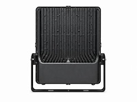 2 x led floodlight 400w – 6400k koud wit - zwart – ip65 – borneo-400 - afbeelding 3 van  5