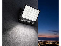 2 x led floodlight 400w – 6400k koud wit - zwart – ip65 – borneo-400