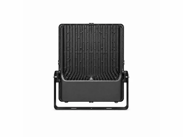 2 x led floodlight 400w – 6400k koud wit - zwart – ip65 – borneo-400 - afbeelding 3 van  5