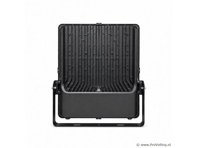 2 x led floodlight 500w – 6400k koud wit - zwart – ip65 – borneo-500 - afbeelding 3 van  5