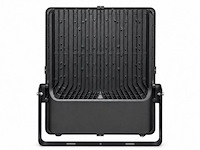2 x led floodlight 500w – 6400k koud wit - zwart – ip65 – borneo-500 - afbeelding 3 van  5