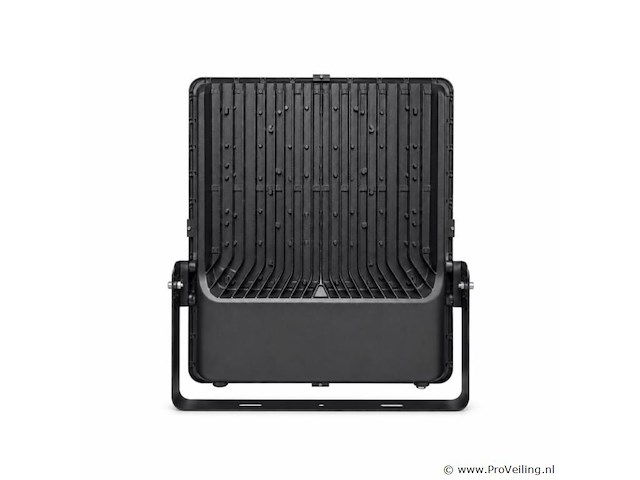 2 x led floodlight 500w – 6400k koud wit - zwart – ip65 – borneo-500 - afbeelding 3 van  5