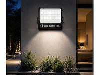 2 x led floodlight 500w – 6400k koud wit - zwart – ip65 – borneo-500