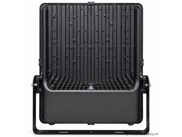 2 x led floodlight 600w – 6400k koud wit - zwart – ip65 – borneo-600 - afbeelding 3 van  5