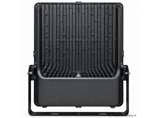 2 x led floodlight 600w – 6400k koud wit - zwart – ip65 – borneo-600 - afbeelding 3 van  5