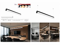 2 x led linear hanglamp 40w – 3cct instelbaar - zwart – avenue 3cct - afbeelding 5 van  5
