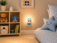 2 x led nachtlamp 1w – 2cct instelbaar - panda design – ip20 – andy 2cct - afbeelding 3 van  5