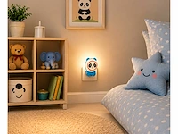 2 x led nachtlamp 1w – 2cct instelbaar - panda design – ip20 – andy 2cct - afbeelding 9 van  15
