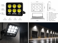 2 x led schijnwerper 300w – 6500k koud wit – ip65 – eyes-300 - afbeelding 5 van  5