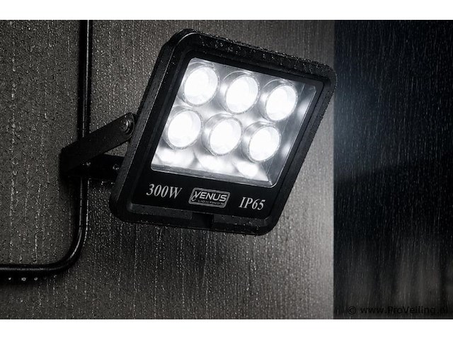 2 x led schijnwerper 300w – 6500k koud wit – ip65 – eyes-300 - afbeelding 1 van  5
