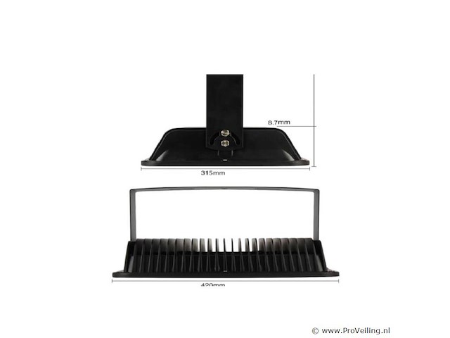 2 x led schijnwerper 300w – 6500kkoud wit – ip65 waterdicht - afbeelding 4 van  5