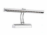 2 x led spiegel / schilderijlamp 6w – 4200k neutraal wit - chroom – ip45 – flamingo-6 - afbeelding 2 van  5