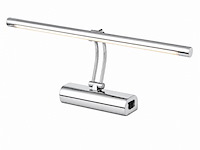 2 x led spiegel / schilderijlamp 8w – 4200k neutraal wit - chroom – ip45 – anka-8 - afbeelding 2 van  5