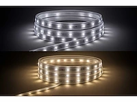 2 x led strip – 25 meter – 10w/m – wit & warm wit – ip65 waterdicht