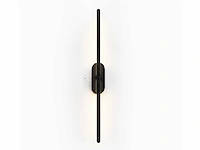 2 x led wandlamp 10w – 4200k neutraal wit - zwart – ip20 – salda-10 - afbeelding 4 van  15