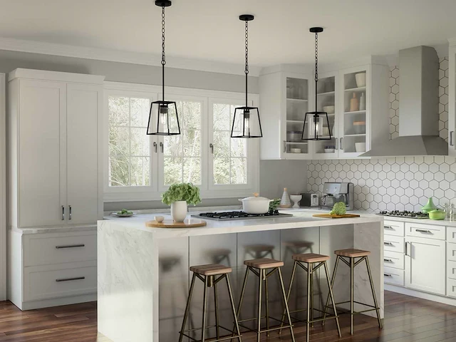 2 x lexington ambiente stalen hanglampen - afbeelding 7 van  8