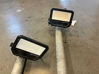 2 x lichtmast met led 50 w buitenverlichting - afbeelding 7 van  10