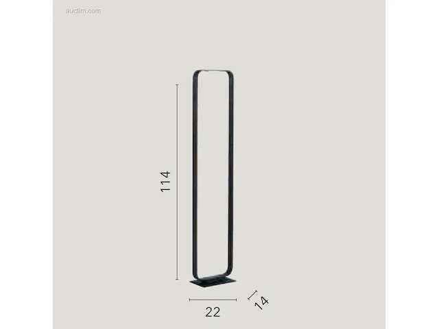 2 x luce ambiente design led moka vloerlampen - afbeelding 2 van  5