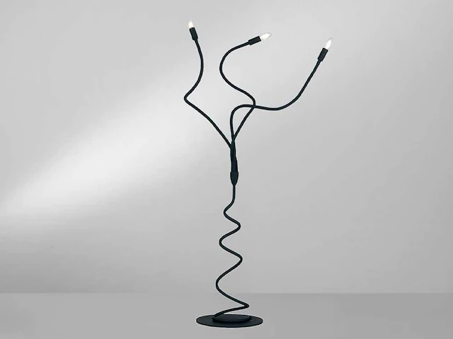 2 x luce ambiente lover nero design vloerlamp - afbeelding 1 van  7