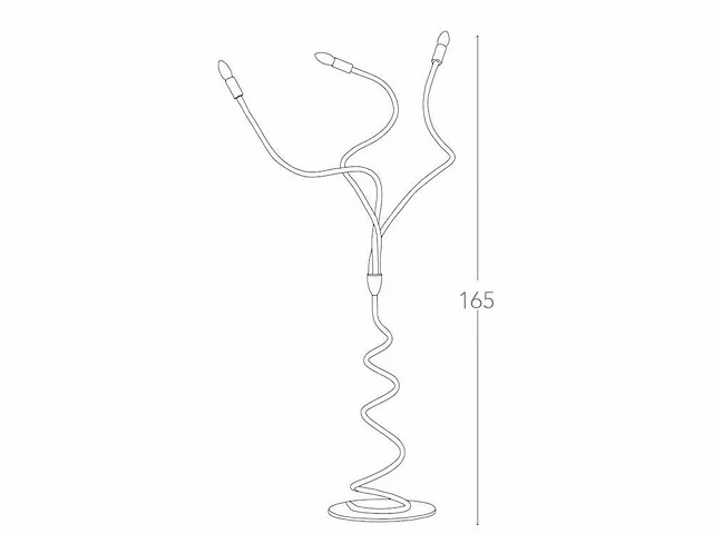 2 x luce ambiente lover nero design vloerlamp - afbeelding 5 van  7