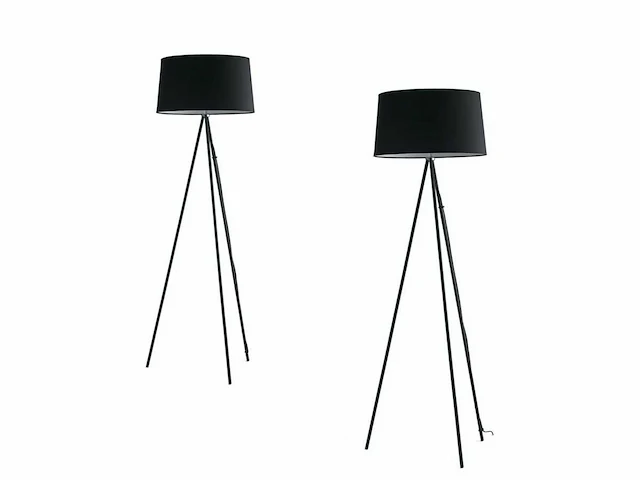 2 x marilyn vloerlampen zwart - afbeelding 1 van  5