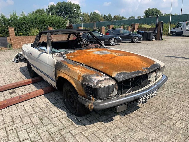 2 x mercedes-benz - 1972 - 350 sl + 1 voor onderdelen - cabrio - afbeelding 5 van  19