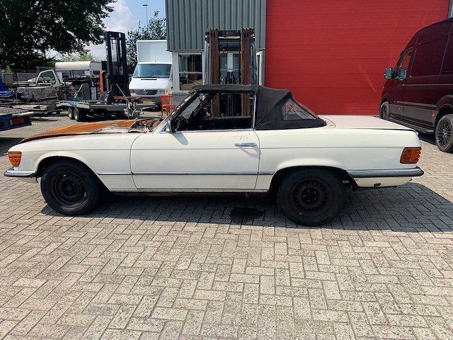 2 x mercedes-benz - 1972 - 350 sl + 1 voor onderdelen - cabrio - afbeelding 7 van  19