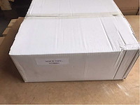 2 x natuursteen travertin noce waskom 40,6x15 cm - afbeelding 1 van  5