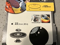 2 x piranha steunschijf nylon x32110 voor haakse slijper - afbeelding 1 van  7