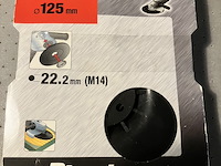 2 x piranha steunschijf nylon x32110 voor haakse slijper - afbeelding 3 van  7