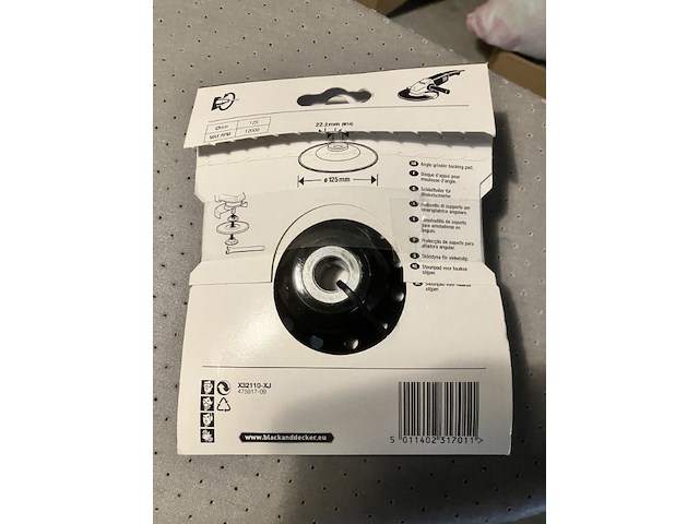 2 x piranha steunschijf nylon x32110 voor haakse slijper - afbeelding 4 van  7