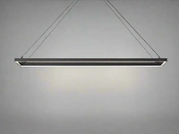 2 x quattro square 40 x 120 cm hang lamp zwart - afbeelding 7 van  10