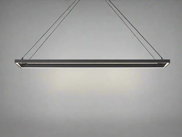 2 x quattro square 40 x 120 cm hang lamp zwart - afbeelding 7 van  10