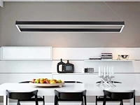 2 x quattro square 40 x 120 cm hang lamp zwart - afbeelding 8 van  10