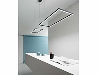 2 x quattro square 40 x 80 cm hang lamp zwart - afbeelding 2 van  9
