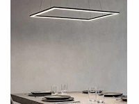 2 x quattro square 80 hang lamp zwart - afbeelding 9 van  11