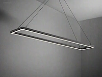2 x quattro square 80x40 cm hang lamp zwart - afbeelding 6 van  11