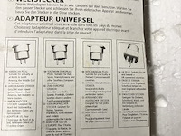 2 x reistekker adapter - afbeelding 7 van  7