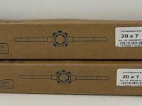 2 x snijplaathouder